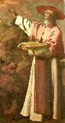 Francisco de Zurbaran st. jerome painting